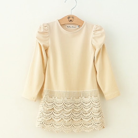 Other - Ceeam Dress With Crochet Lace Ruffles Rodeo Western Hippie Dress